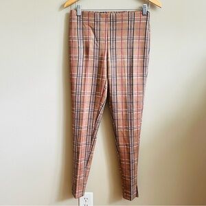 Zac & Rachel Plaid Elastic Waist Pants NWT